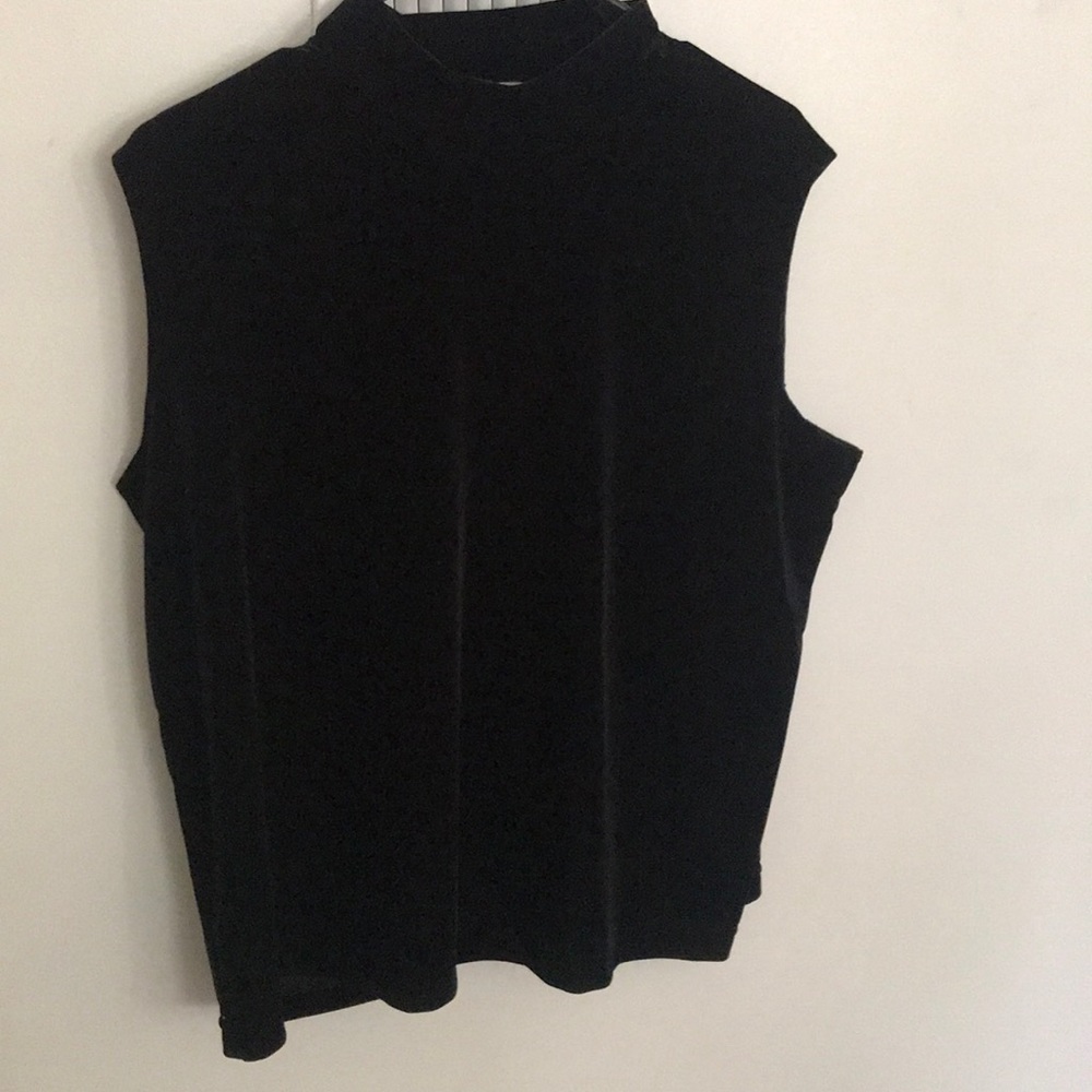 Like new velvet sleeveless top